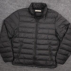 Outerknown Puffer Jacket Mens L Back 700 Grey Duck Down Insulated Outdoor Casual